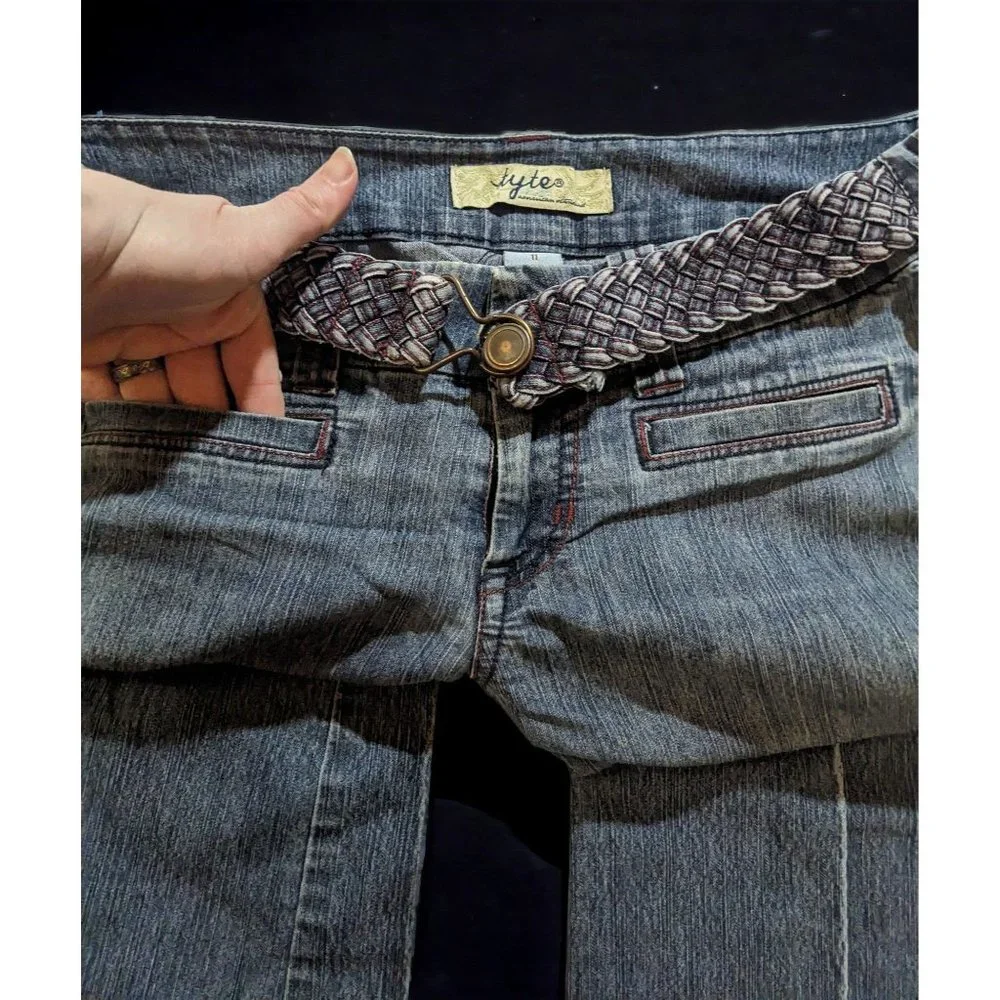 Tyte Y2K Flared Jeans - Picture 3 of 5